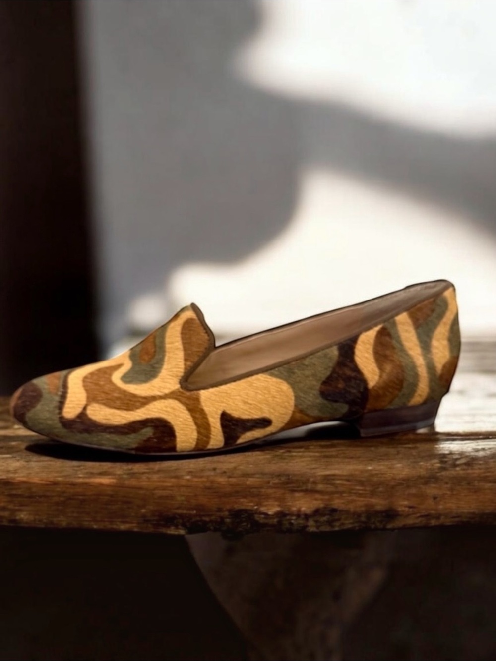 J. McLaughlin Jax Camo Cow Hair Loafer
Flats Leather